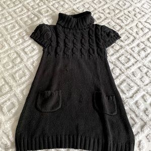 Navy blue sweater dress